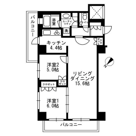 アーバンパーク代官山I／アーバンパーク代官山IIの物件間取画像